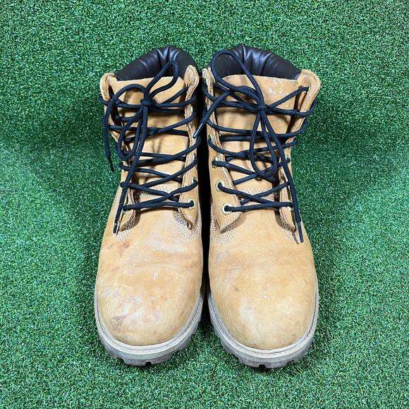 Timberland 6-Inch Premium Tan Nubuck Leather Waterproof Lace Up Boots Sz 6.5M main image 8